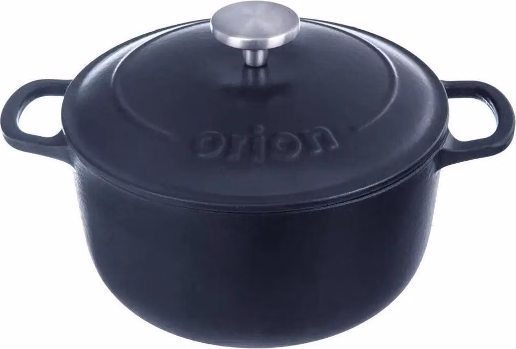 ORION Pentola in ghisa smaltata con coperchio 5,2 l, 26 cm ORION 113348