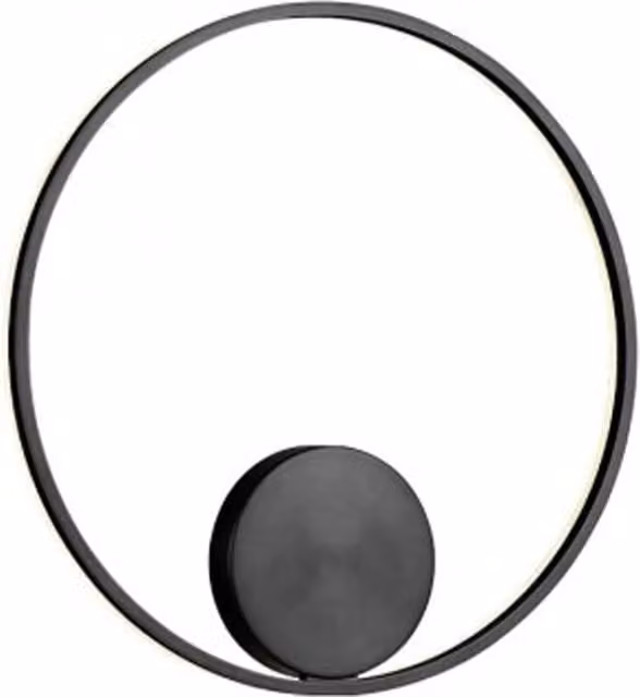 Plafoniera e applique a luce indiretta Redo Group Orbit LED dimmabile in metallo, disponibile nei colori bianco, bronzo o nero