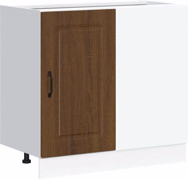 Armadio da cucina Kalmar con spazio ottimizzato 86 x 46 x 81,5 cm in legno multistrato rovere marrone 02_0050519