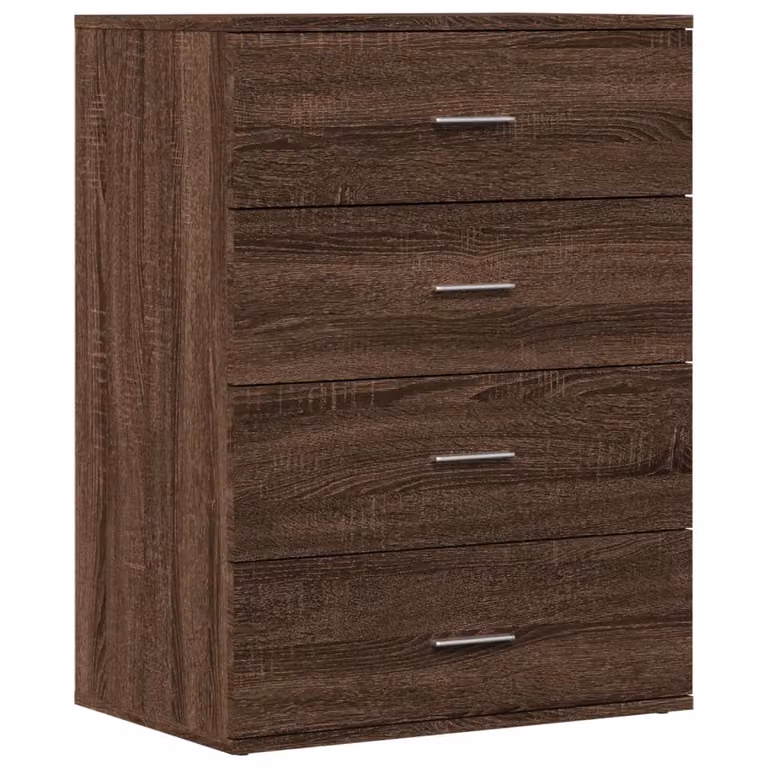 Credenza Grigio Sonoma 60x39x80 cm in Legno Multistrato