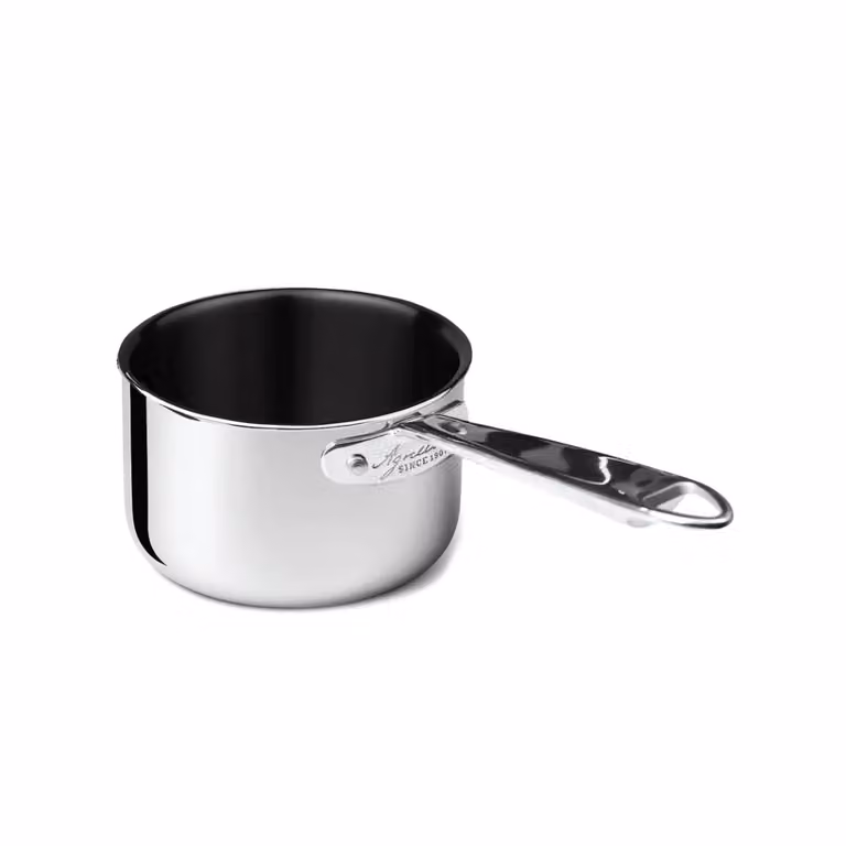Casseruola Alta in Alu-Inox 1907 3ply antiaderente PFAS Free, un manico, diam. 20cm