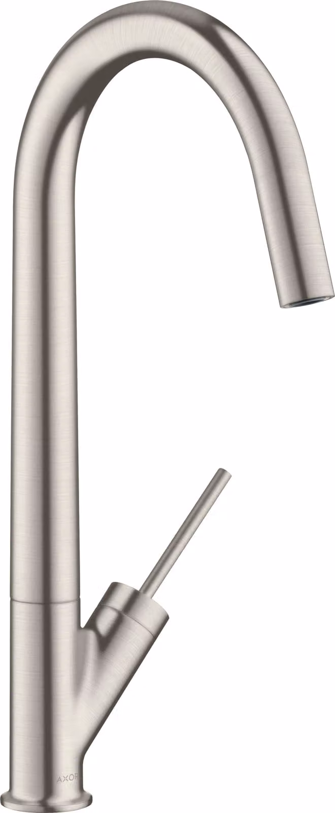 Hansgrohe Allegra Starck miscelatore per lavello Axor Starck look acciaio inox con bocca girevole