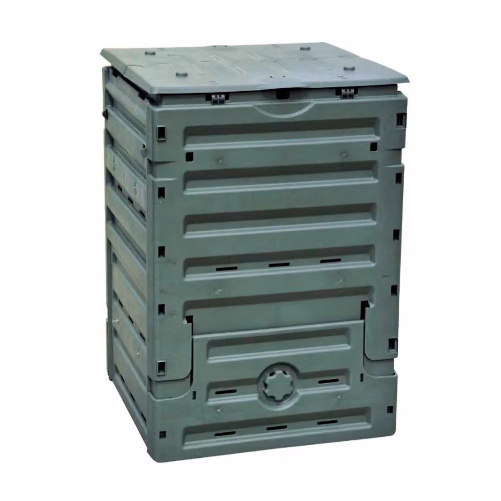 Compostiera da giardino Eco-Master Verdemax verde da 300 litri L/P/H: 60 x 60 x 90 cm – 2