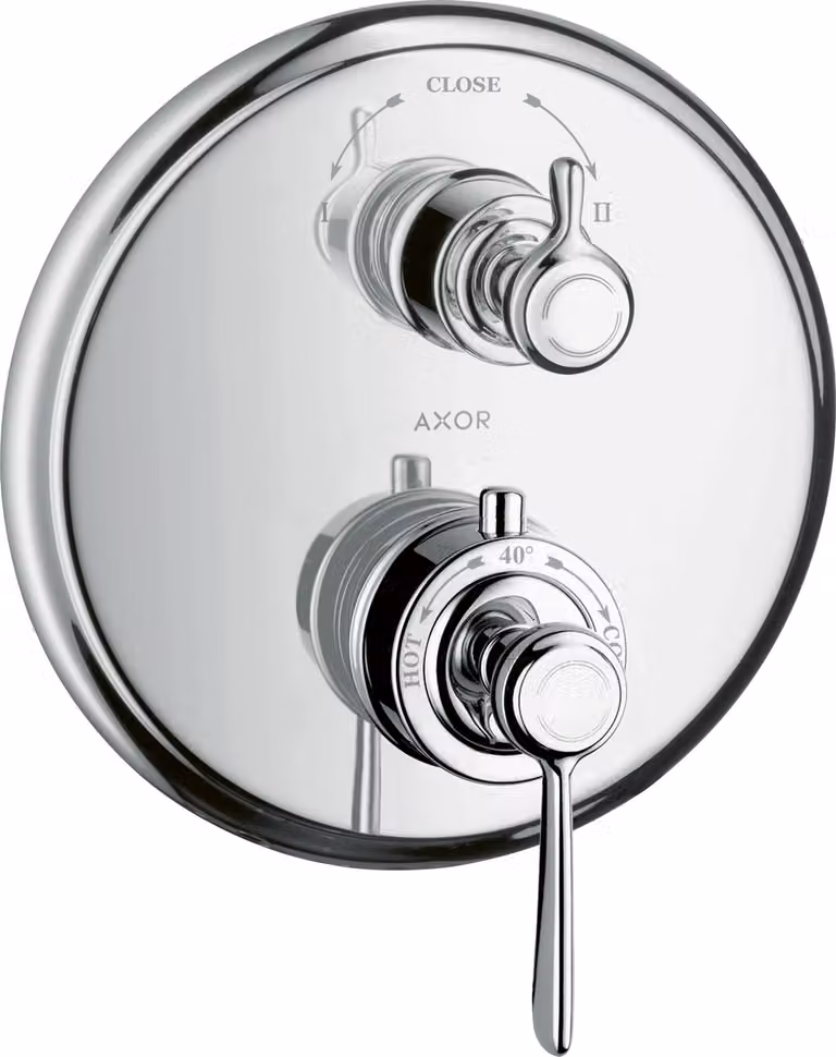 hansgrohe AXOR Montreux thermostat hansgrohe AXOR Montreux encastré, robinet d'arrêt et inverseur, béqu'ille, 2 consommateurs, 16821000, 16821000