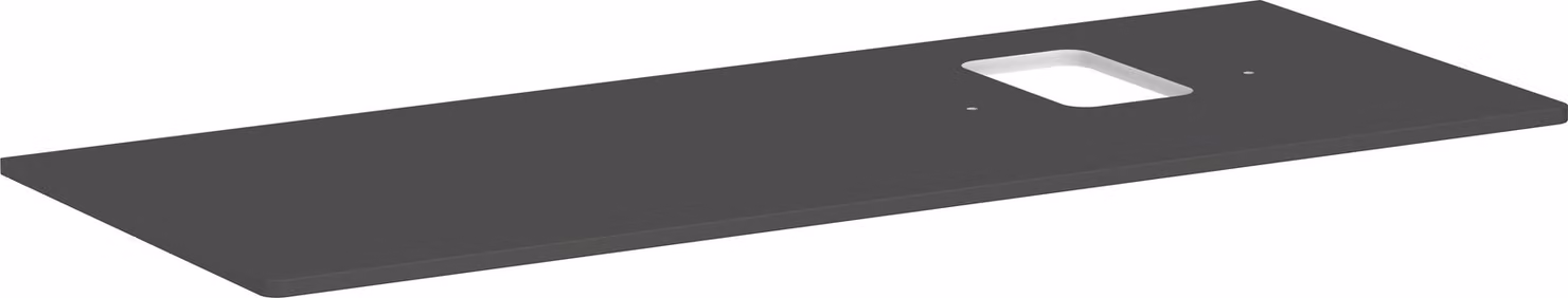 hansgrohe Xelu Q Console avec découpe à droite, 1360x550, pour vasque à poser, avec trou pour robinet, 54124910, 54124910