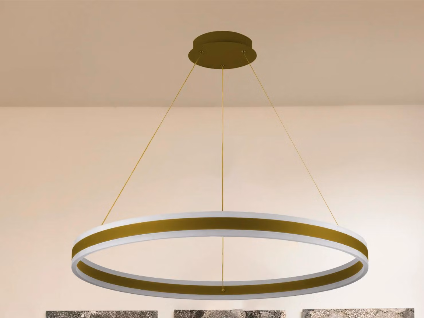 Lampada a sospensione a LED con cavo, inclusa telecomando, 110W