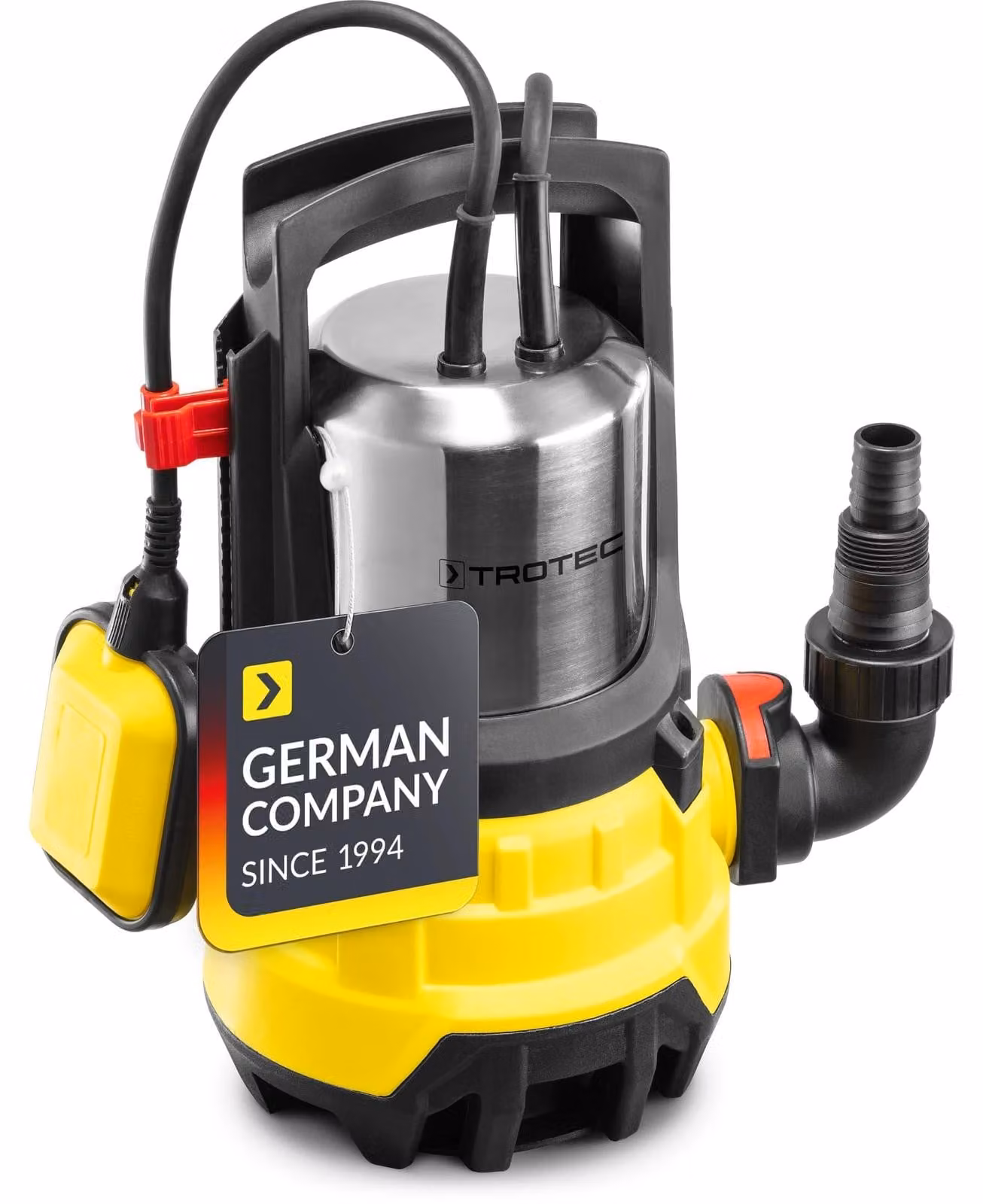 Pompa sommersa per acque reflue - 20.000 l/h - Prevalenza 9 m - Passaggio 25 mm
