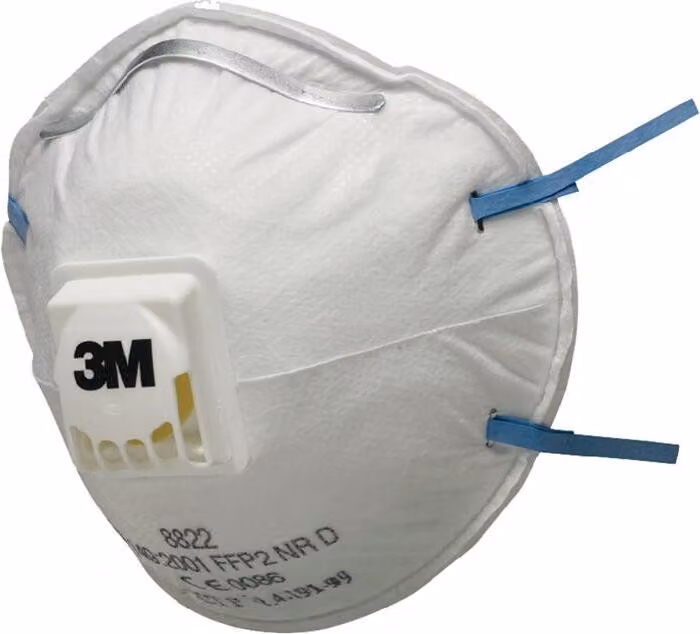 Maschera di protezione respiratoria 8822 SA FFP2 / V NRD con valvola di espirazione