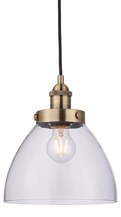 Lampada a sospensione Hansen | 1 lampadina | 40 W E27 | Metallo/vetro