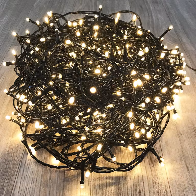 500 luci LED bianco caldo