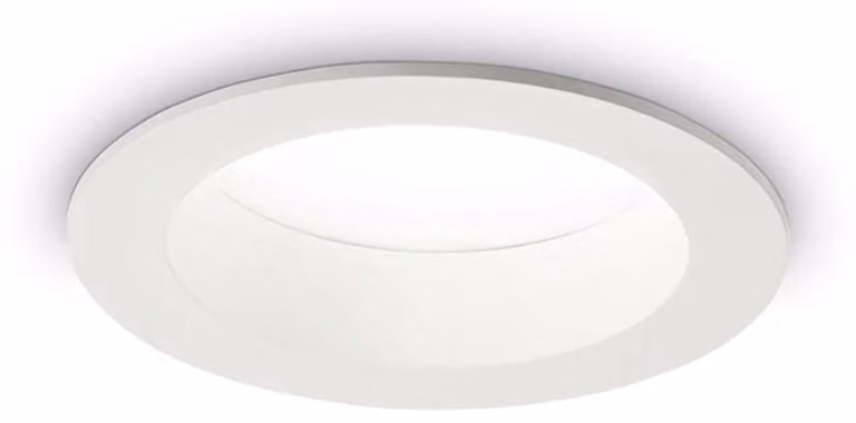 Faretto A Incasso Basic Fi Alluminio Bianco Led 10W 3000K D10,3Cm