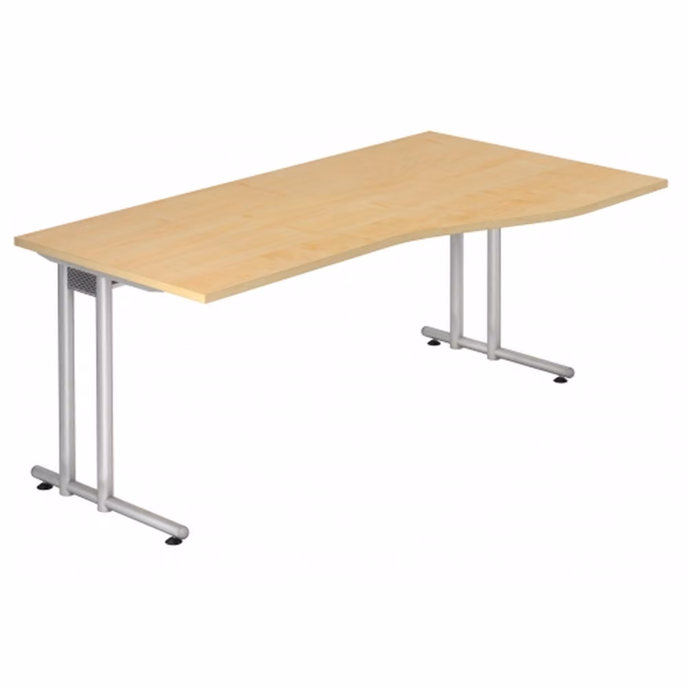 HAMMERBACHER NS18 Schreibtisch ahorn Trapezform
