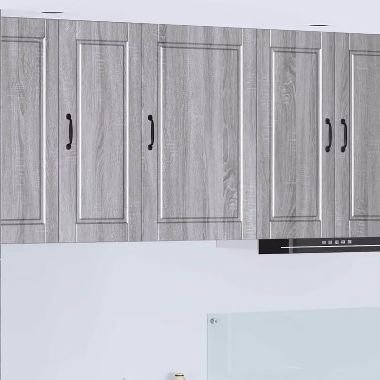 vidaXL Armadietto a muro PORTO Grigio Sonoma L: 50 cm, P: 31 cm, H: 80 cm