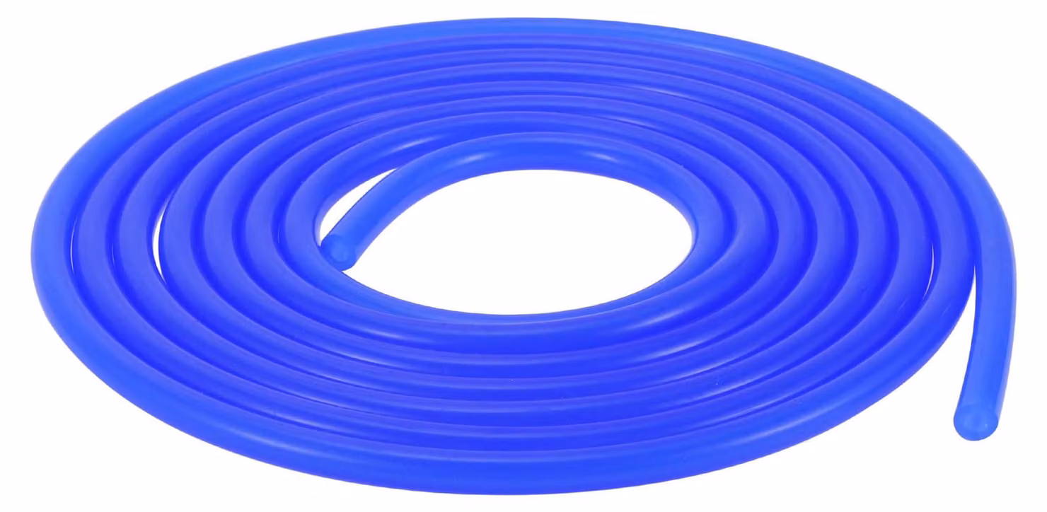 Tubo in silicone per vuoto, 10 piedi, 3/16", diametro interno 4 mm, colore blu