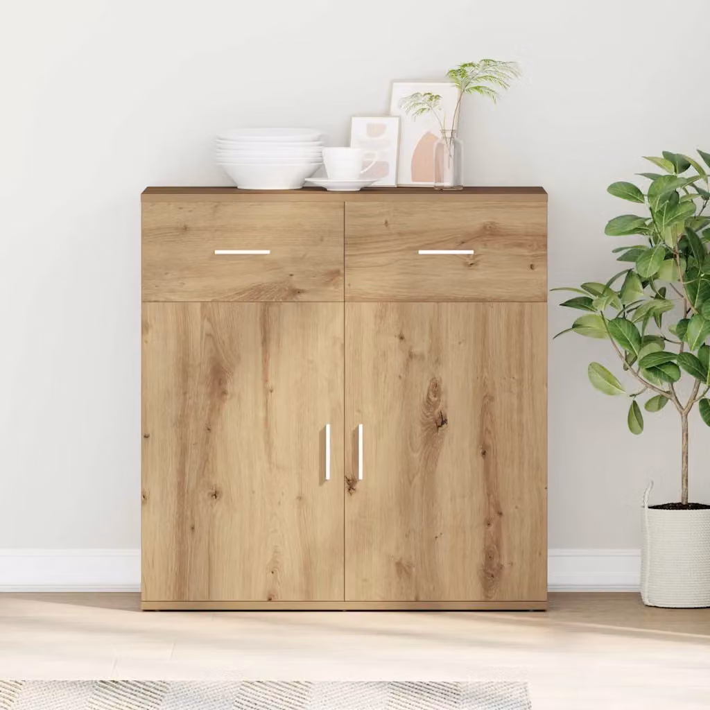 vidaXL Credenza Rovere artigianale 78 x 38 x 80 cm