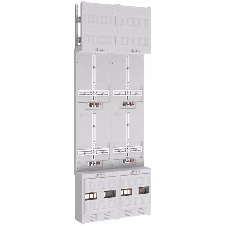 Spazio contatore 3pts 4z - Pannello contatori 4 contatori kWh 0 file Z29740