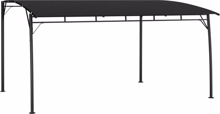 The Living Store Protezione solare da giardino 4x3x2,55 m antracite