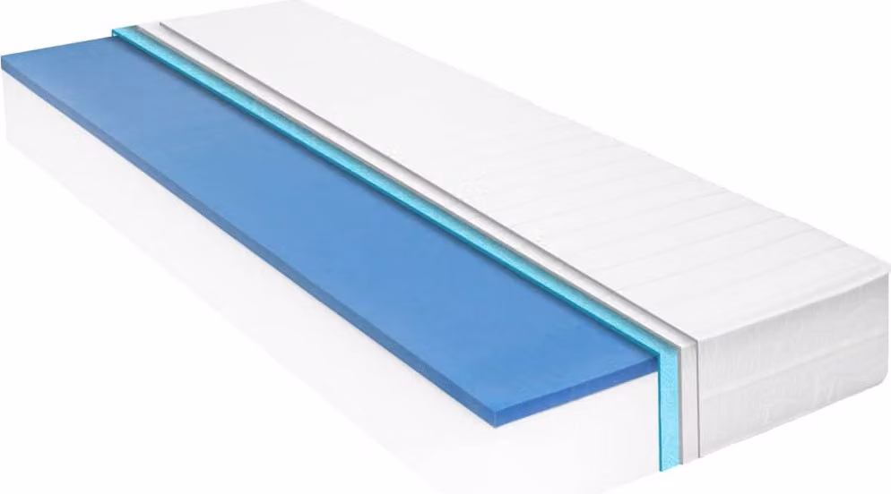 The Living Store Materasso 140 x 200 cm Memory foam viscoelastico 18 cm