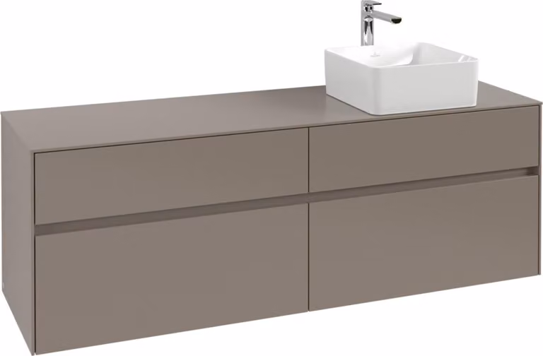 Mobiletto V&B Collaro 160x54,8x50cm, WT r, LED 12W, vino r