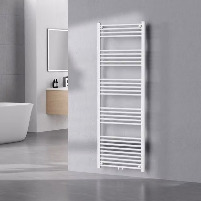 Scaldasalviette da parete Voss neu.haus Bianco L: 160 cm, P: 60 cm