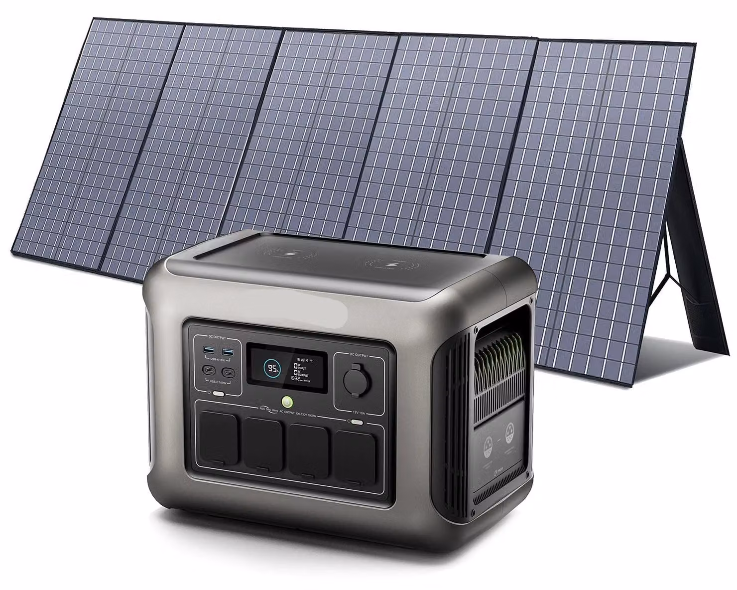 Centralina portatile di alimentazione – Batteria mobile – Generatore di emergenza – Stazione di energia solare – Capacità di 1152 Wh