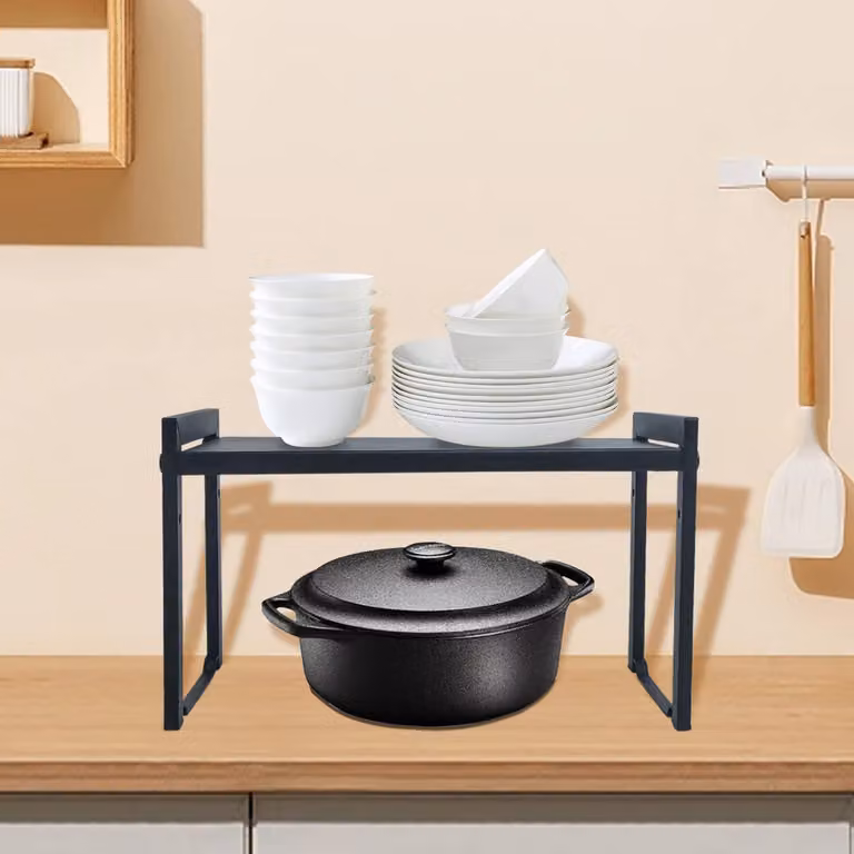 Cassetto estraibile, dimensioni 33 x 66 cm, colore nero, per mobile da cucina