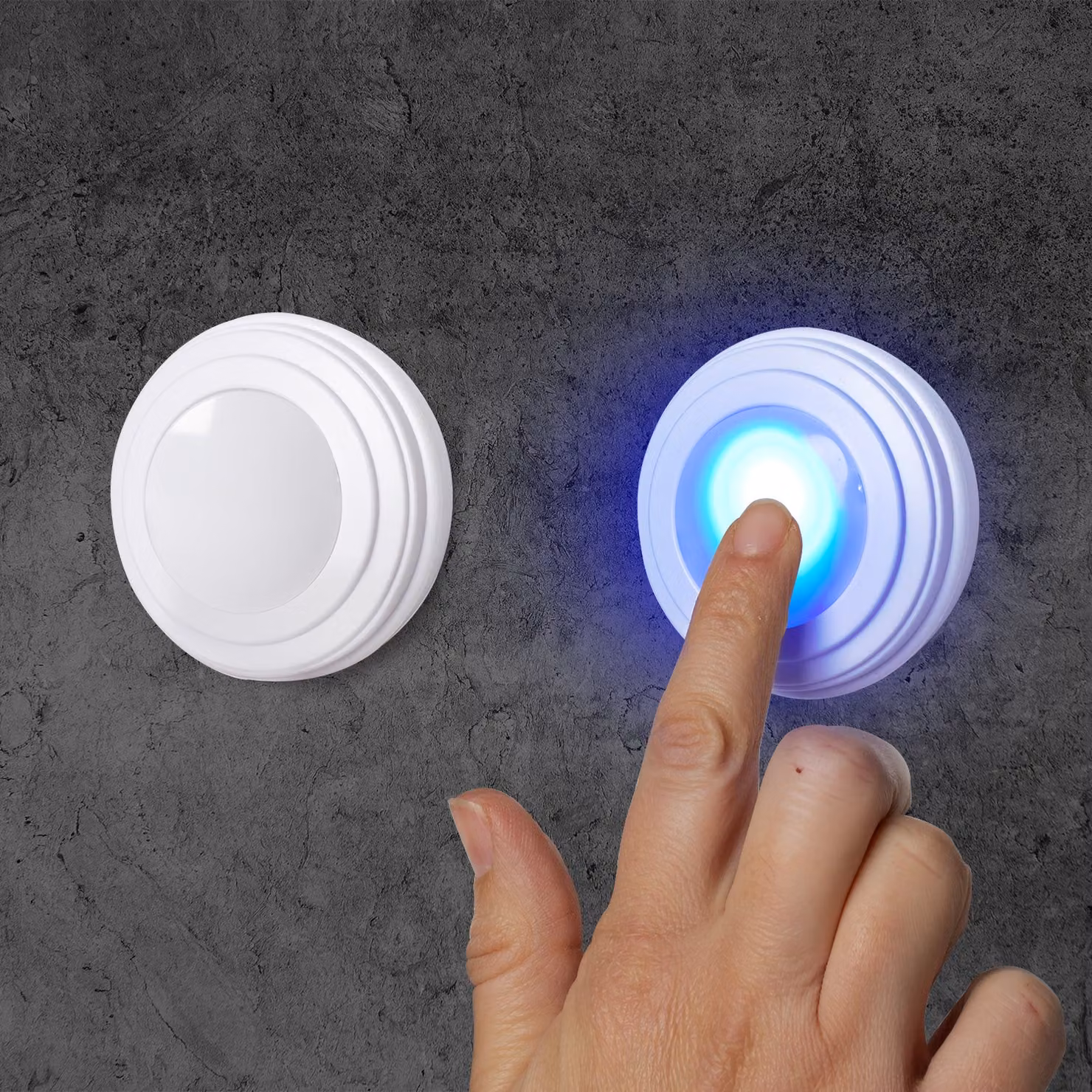 Set di 3 lampade LED RGB multicolore DICTROLUX con telecomando e timer per uso da tavolo – 2