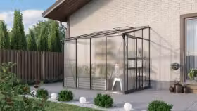 Serra addossata Vitavia "Osiris 5200" nero 5,2 m² 4 mm HKP