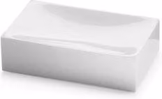 Porta sapone da appoggio in ceramica Gedy Sofia Bianco L: 10,9 cm, P: 6,9 cm, H: 2,9 cm