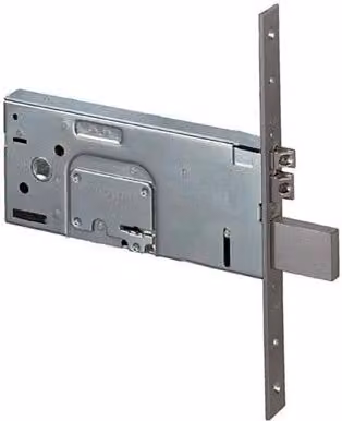Serratura elettrica a infilare Cisa 17353 in metallo color argento