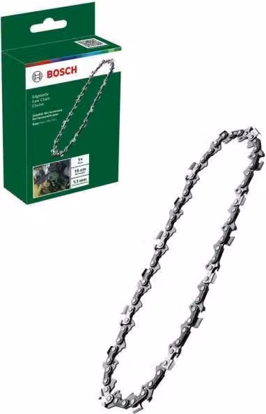 Catena per sega Bosch, 15 cm, 18 V, Oregon, passo 0,325", larghezza scanalatura 1,1 mm