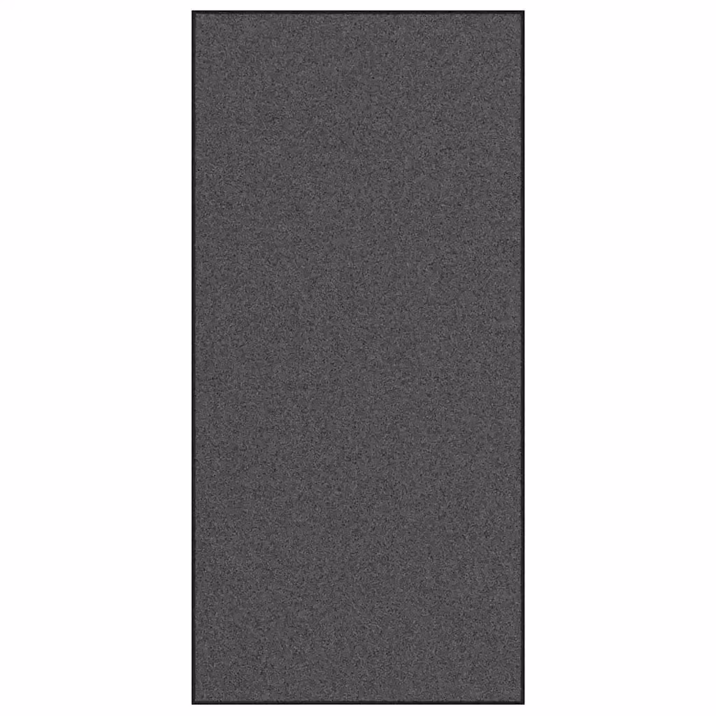 Tappetino moderno vidaXL antracite e nero in poliammide e PVC, lavabile e antiscivolo, L: 120 cm x P: 250 cm – 2