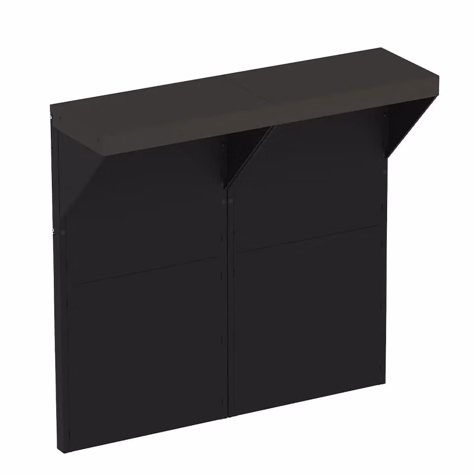 Kit Modulo bancone da bar Felix 120, colore Grigio scuro - Enò