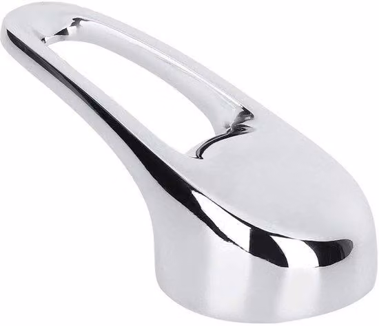 Miscelatore ergonomico per cucina o bagno, realizzato in lega di zinco, diametro 35 mm, acciaio inossidabile di alta qualità, con maniglia di ricambio