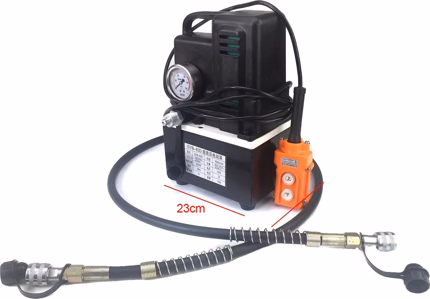Pompa elettrica idraulica, uscita ad alta pressione, applicazioni versatili, 220 V, UE