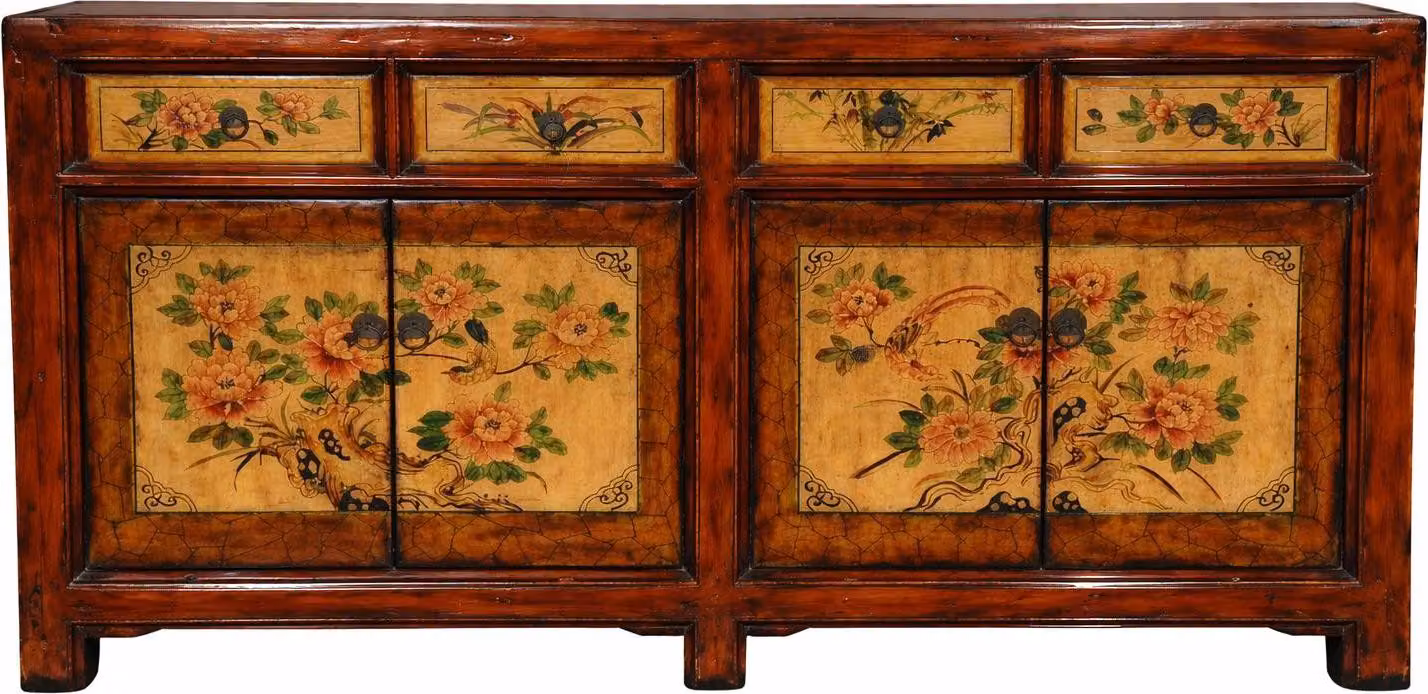 Fine Asianliving Comò cinese Credenza cinese Armadi cinesi Mobili cinesi Armadio orientale asiatico 159x83x42
