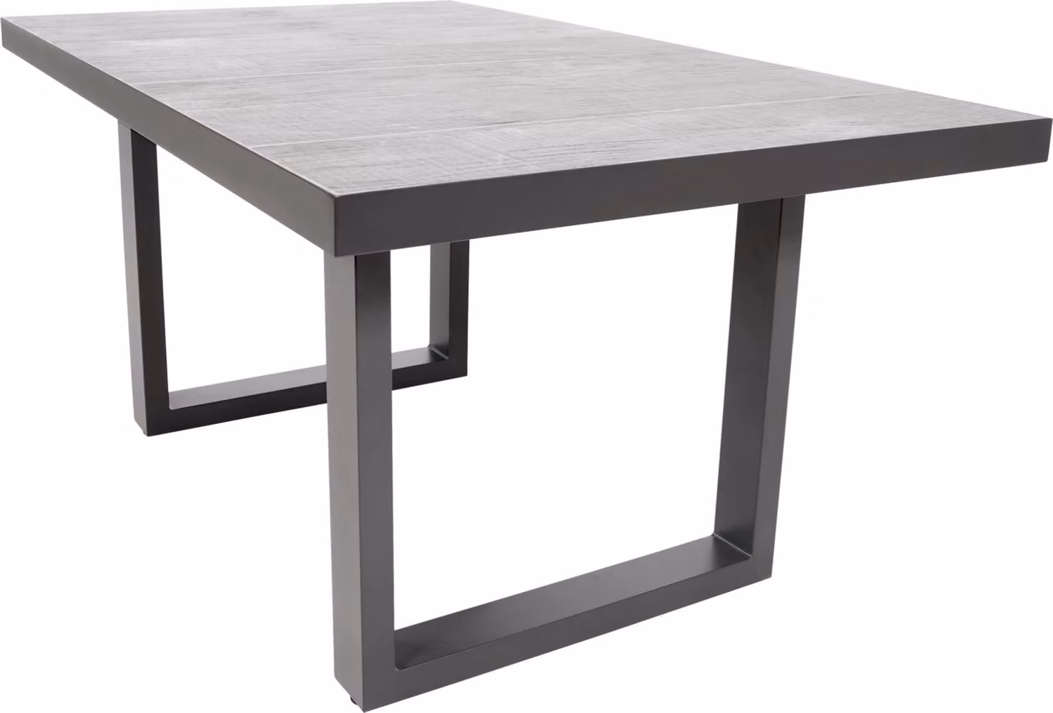 Tavolo da salotto - 140x85x67 cm - Alluminio - Vetroceramica
