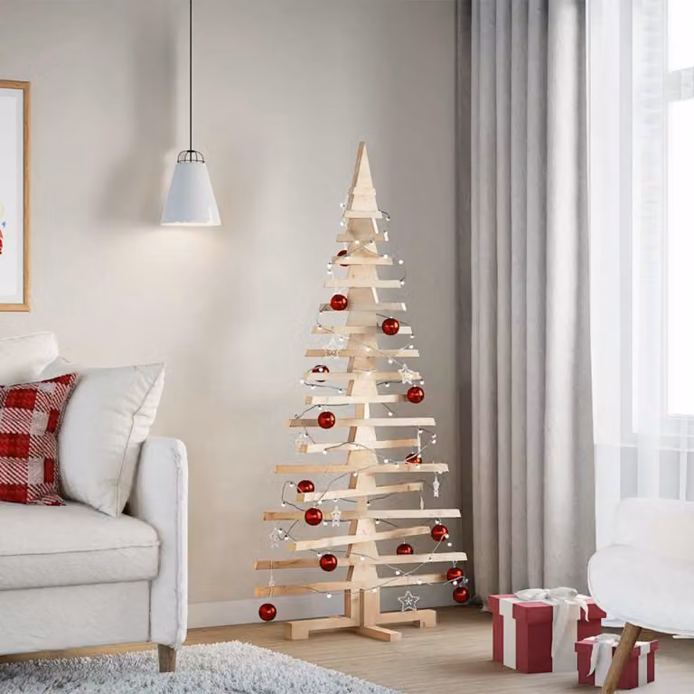 Maison Exclusive - Albero di Natale in legno decorativo 150 cm in legno massello di pino