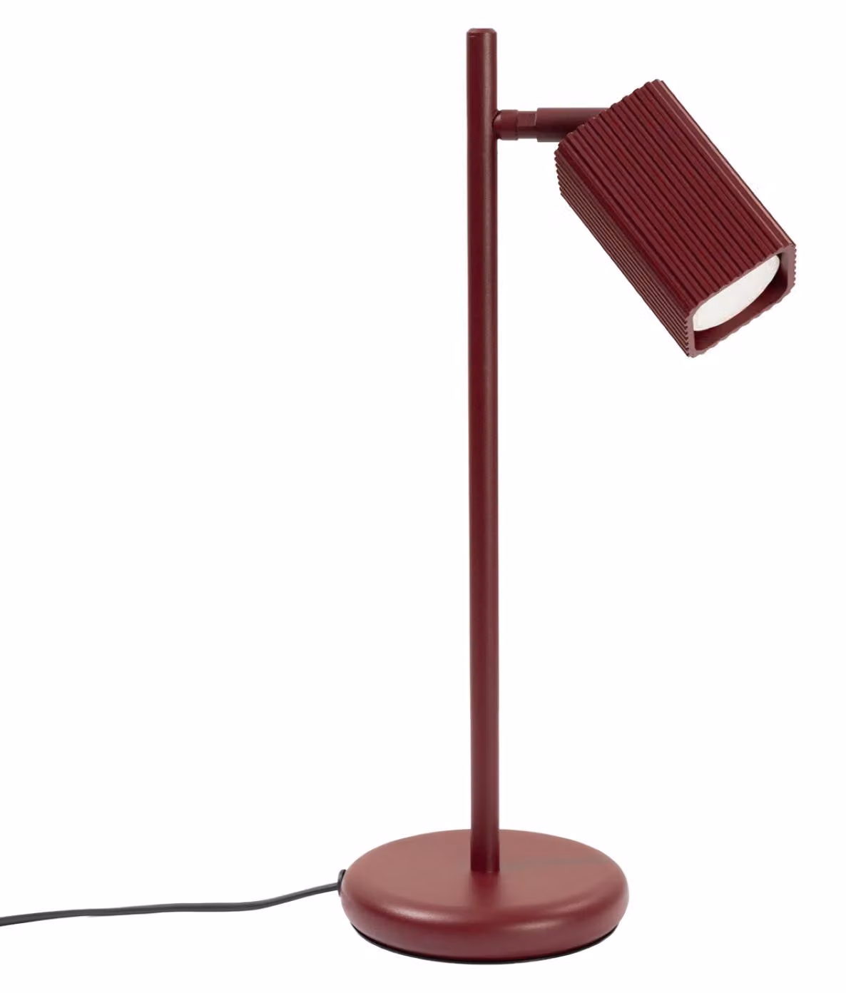 Lampada da tavolo RAYO bordeaux 1xGU10 10W alluminio 43x14,5x14,5cm Sollux Lighting