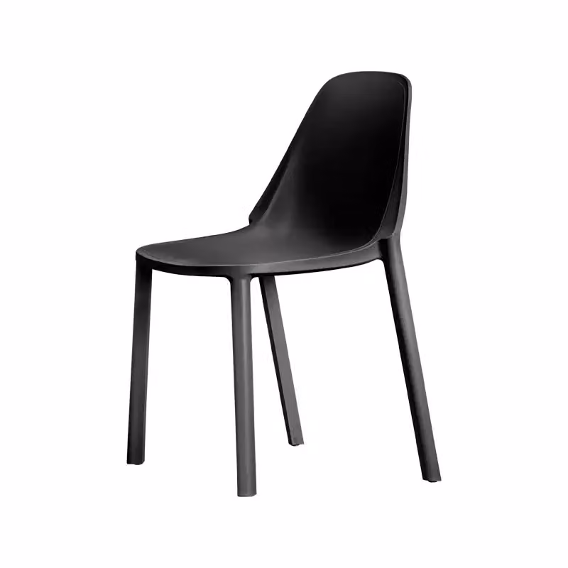 Sedia Più Scab Design in tecnopolimero color antracite L 53 cm x P 54 cm x H 82 cm – 2