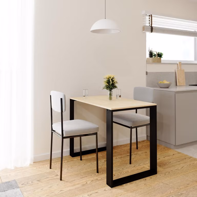 Tavolo da pranzo rettangolare dal design moderno e con finiture di alta qualità