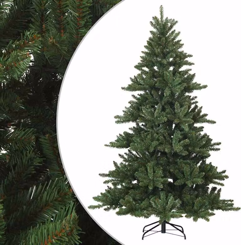 Albero di Natale Artificiale con Rami Pieghevoli Verde 240 cm
