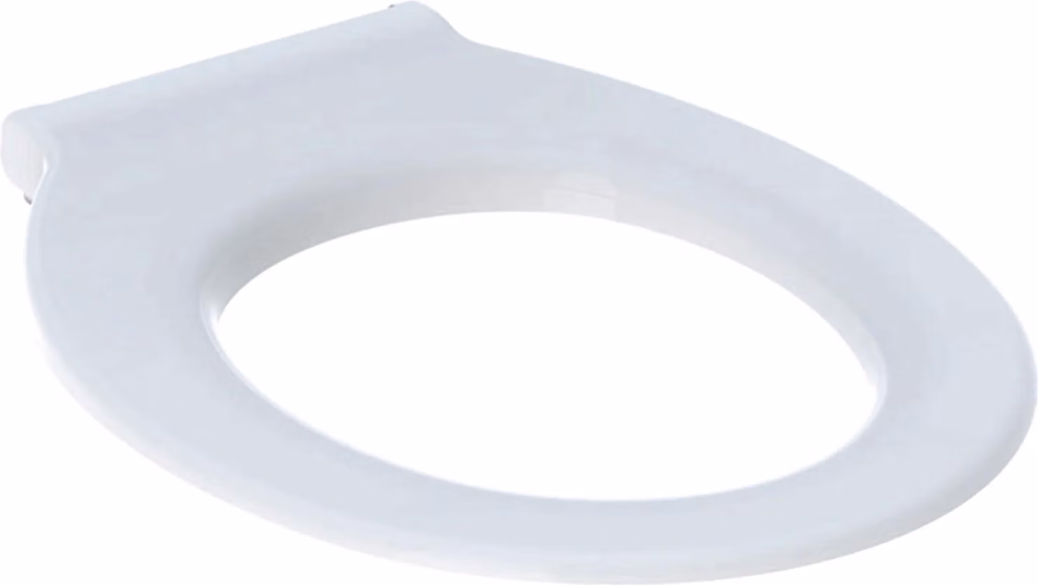 Geberit Renova Comfort Basic Sedile WC bianco, antibatterico, con perno cerniera, 1 pezzo.