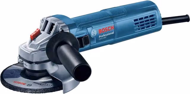 Smerigliatrice Bosch GWS 880 blu con alimentazione a rete elettrica