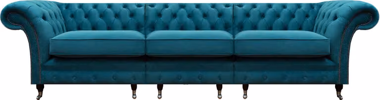 Designer Sofa Dreisitze Couch Luxus Chesterfield Wohnzimmer Einrichtung