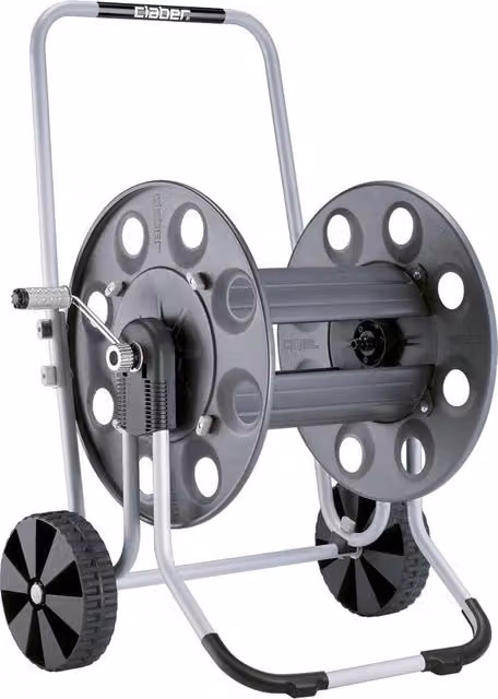 Carrello Avvolgitubo Metal Gemini Art. 8894 Claber in Metallo Nero 1/2" – 1