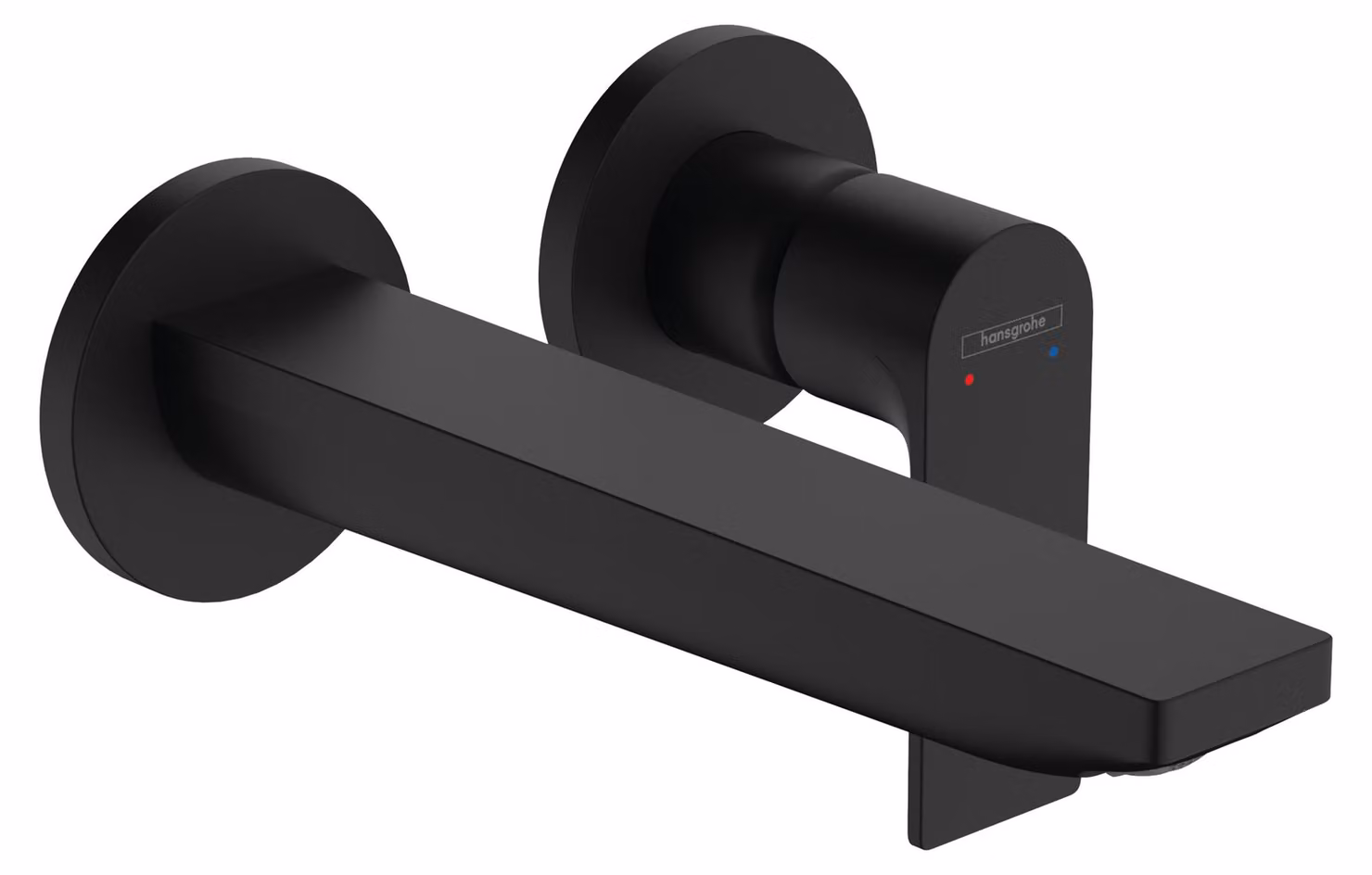 hansgrohe Rebris E Mitigeur monocommandé pour lavabo encastré pour montage mural avec bec 20 cm, saillie 200 mm, 72568670, 72568670