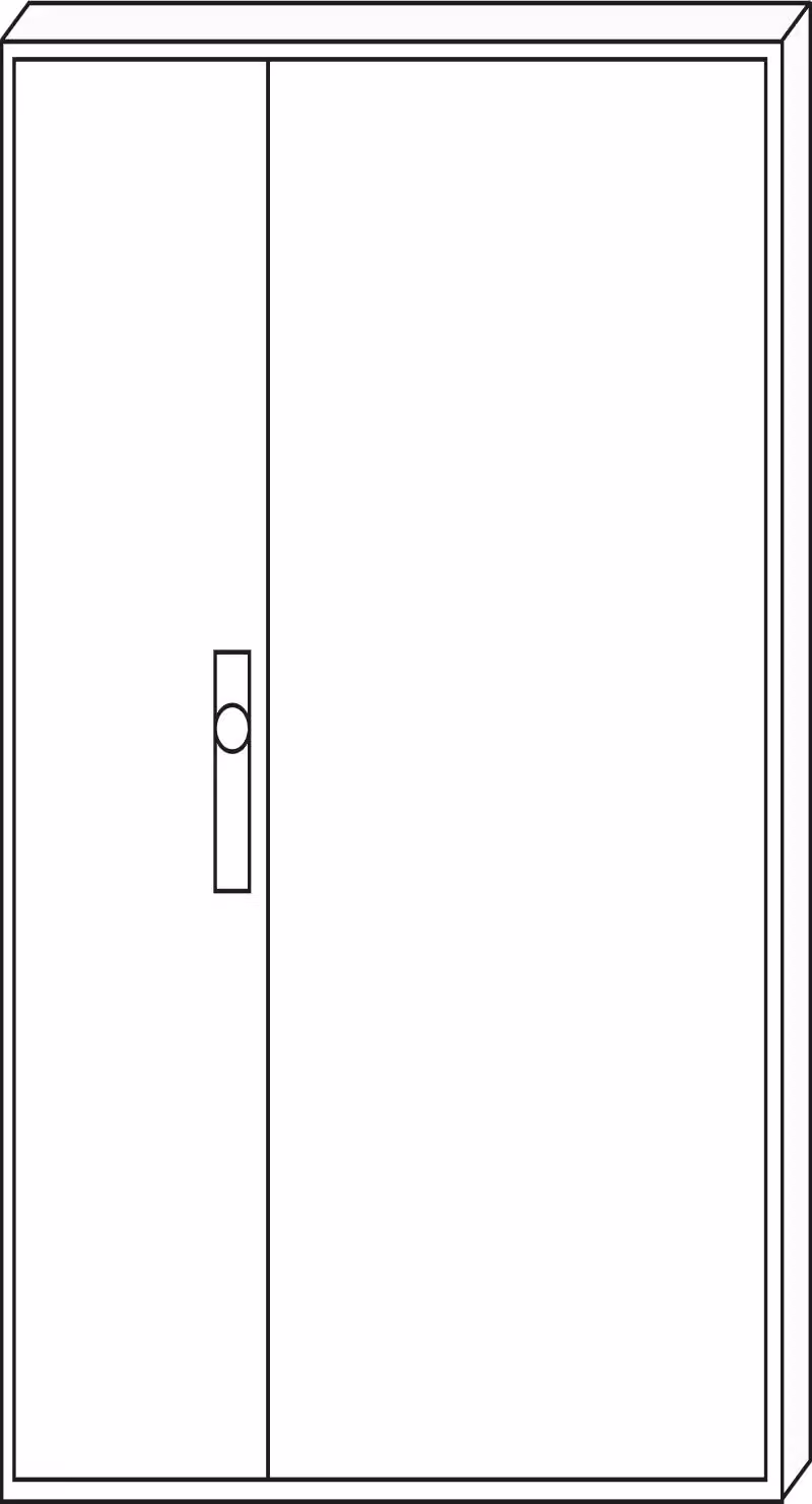 custodia vuota f-tronic ZA113, IP31, H=1100mm, L=800mm 7120508