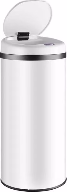 Cassetta della Spazzatura Automatica 50L - Contenitore della Spazzatura Ronde Idrorepellente con Display LED USB Ricaricabile