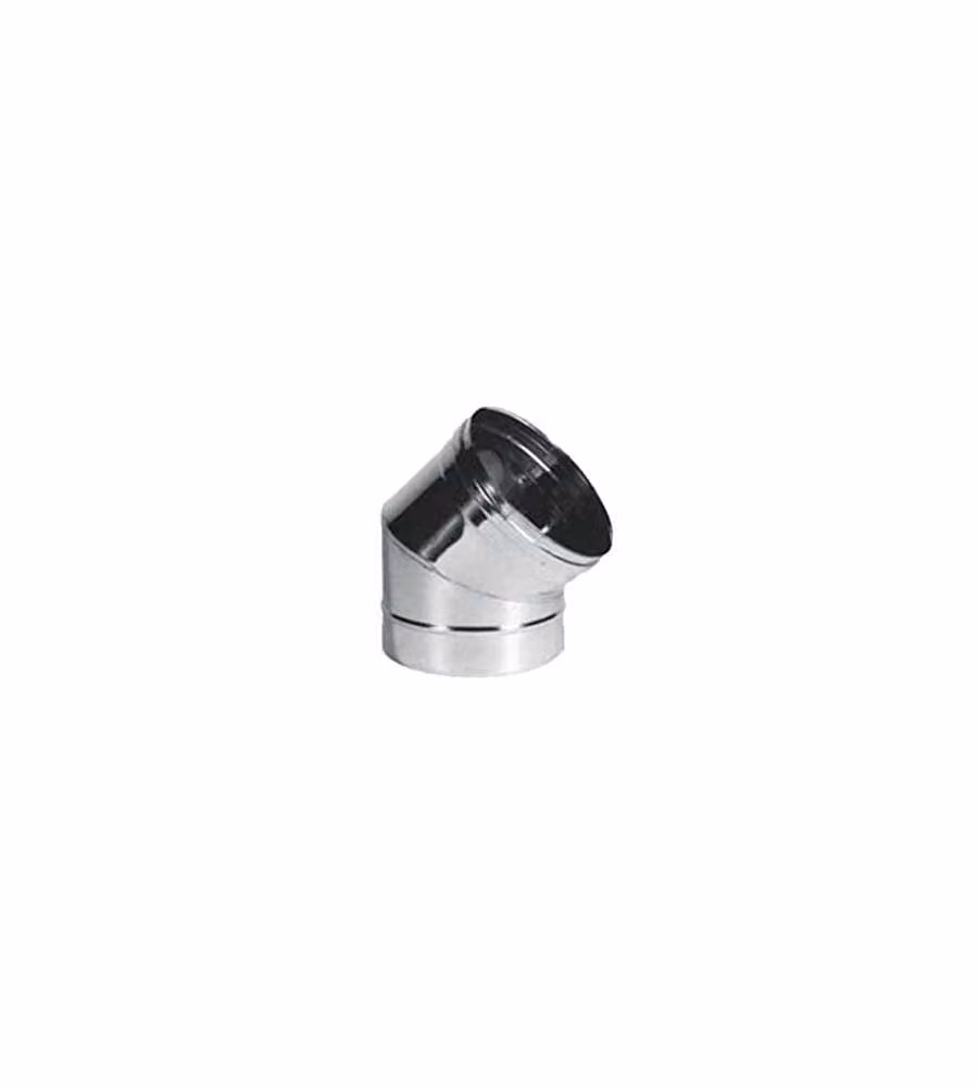 Gomito Inox Settori 45° 20 cm Maral